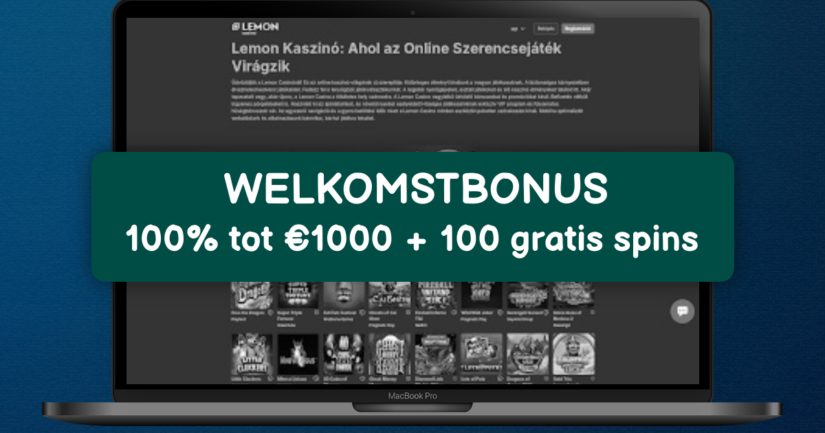 Lemon Casino app interface